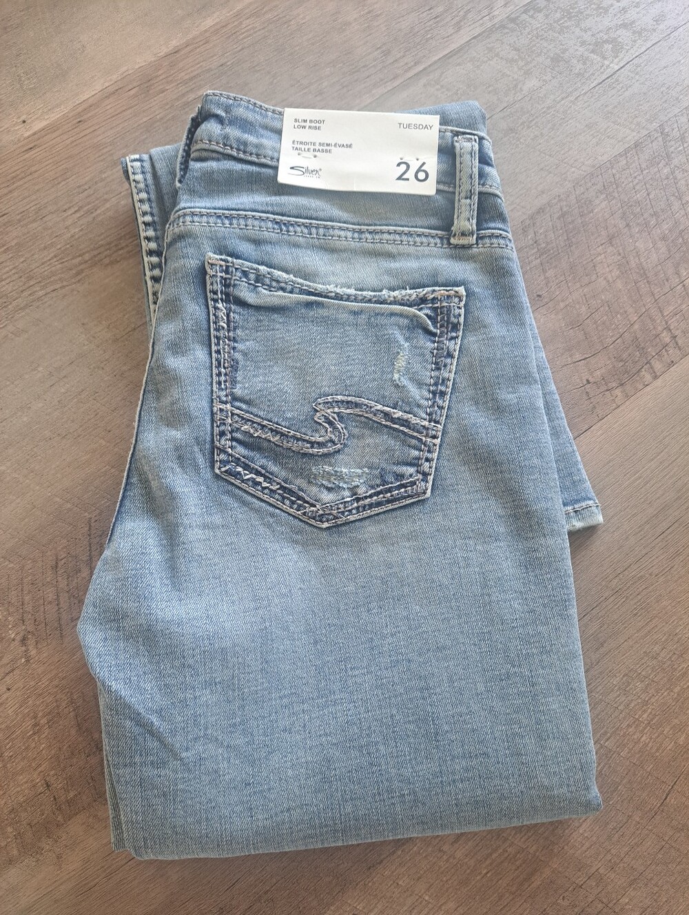 Silver Jeans Skinny Jeans in Light Blue Wash